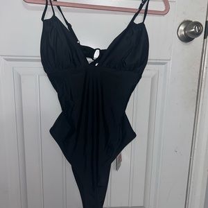 Black Swim Suit. Size: Large